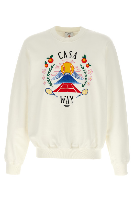 'Casa Way Mountain' sweatshirt White 'Casa Way Mountain' sweatshirt White