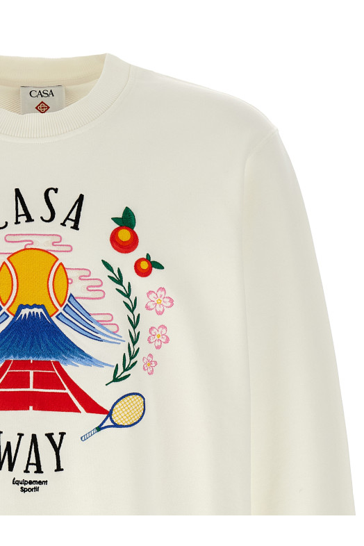 'Casa Way Mountain' sweatshirt White 'Casa Way Mountain' sweatshirt White
