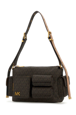 Сумка через плечо Dakota из печатного полотна, коричневая MICHAEL BY MICHAEL KORS (30S5AM3L8B) Сумка через плечо Dakota из печатного полотна, коричневая MICHAEL BY MICHAEL KORS (30S5AM3L8B)