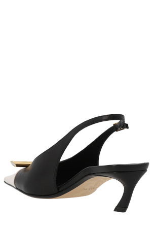 Bico' slingbacks White/Black