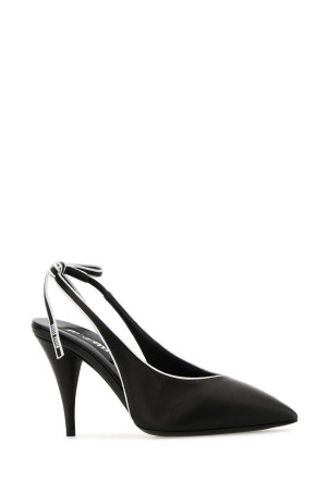 Черные кожаные туфли MIU MIU (5I430EF085038) Черные кожаные туфли MIU MIU (5I430EF085038)