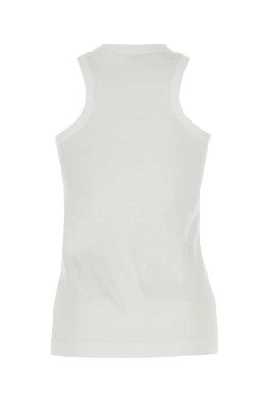 Белая хлопковая майка STELLA McCARTNEY (6J02783SPY59) Белая хлопковая майка STELLA McCARTNEY (6J02783SPY59)