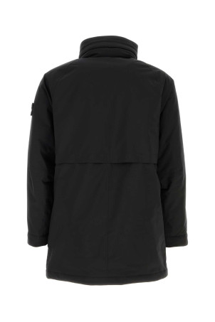 Black stretch polyester padded jacket Black STONE ISLAND (710000227) Black stretch polyester padded jacket Black STONE ISLAND (710000227)