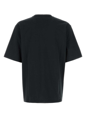 Двухцветная хлопковая футболка ALEXANDER MCQUEEN (815068QTAC6)