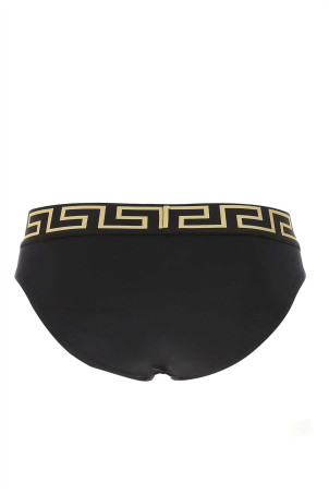 Black nylon swimming brief VERSACE (ABU01025A232185)