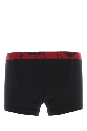 Black stretch cotton boxer set EMPORIO ARMANI (EM000259AF10778) Black stretch cotton boxer set EMPORIO ARMANI (EM000259AF10778)