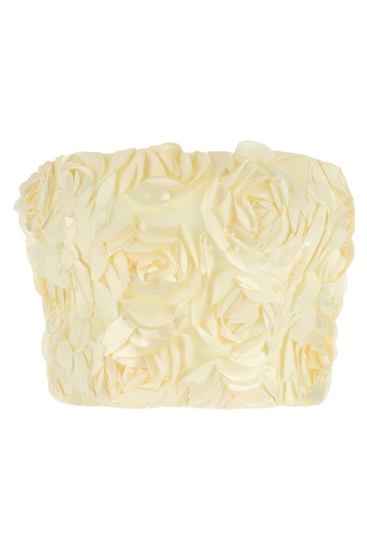 Кроп-топ белый ROTATE BIRGER CHRISTENSEN 114658857857