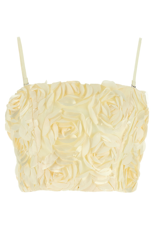 Кроп-топ белый ROTATE BIRGER CHRISTENSEN 114658857857