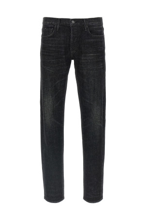 Джинсы с эффектом «стоунвош» Черные TOM FORD DPH001DMC076LB999 Джинсы с эффектом «стоунвош» Черные TOM FORD DPH001DMC076LB999