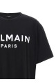 Футболка з логотипом Чорно-сіра BALMAIN FH1EG000BB73EAB Футболка з логотипом Чорно-сіра BALMAIN FH1EG000BB73EAB