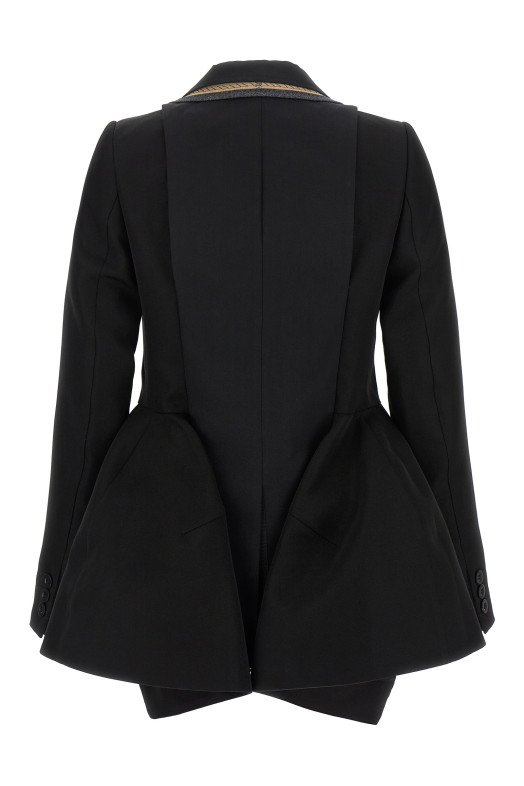 Многослойный блейзер Черный SACAI 2507936001 Многослойный блейзер Черный SACAI 2507936001