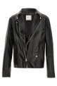 Leather biker jacket Black