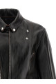 Leather biker jacket Black