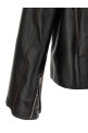 Leather biker jacket Black