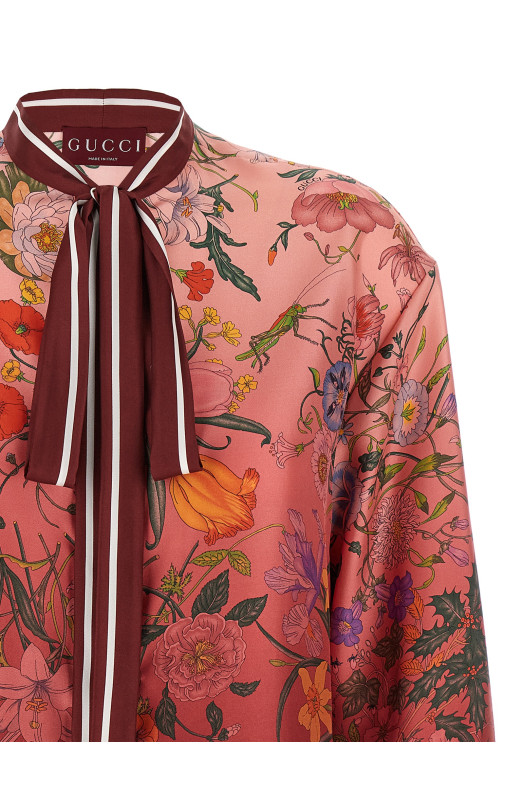 'Gucci Flora' print shirt Multicolor