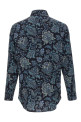 Бавовняна сорочка з квітковим візерунком «Пейслі» Синя ETRO MRIB000199SA5L8X0883