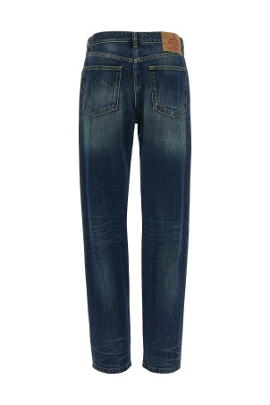 Trompe l'oeil heart jeans Blue Trompe l'oeil heart jeans Blue
