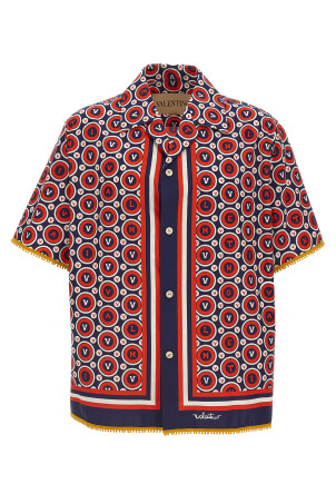 Рубашка Valentino Garavani «Bulles Royales» Разноцветная V3AA111AYQCLQ Рубашка Valentino Garavani «Bulles Royales» Разноцветная V3AA111AYQCLQ