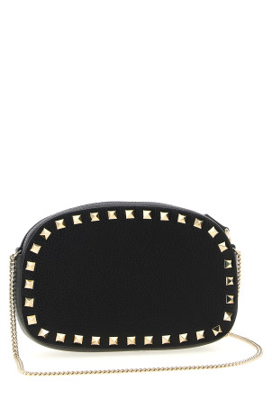 Valentino Garavani 'Rockstud' mini crossbody bag Black Valentino Garavani 'Rockstud' mini crossbody bag Black
