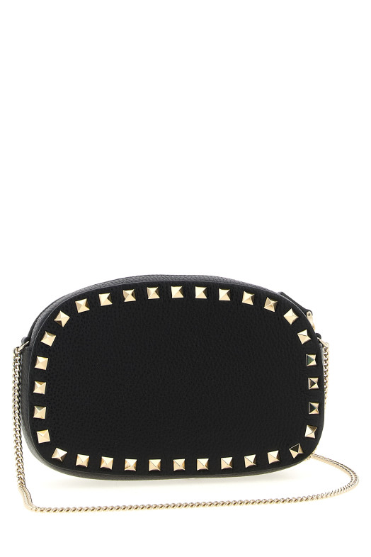 Valentino Garavani 'Rockstud' mini crossbody bag Black Valentino Garavani 'Rockstud' mini crossbody bag Black