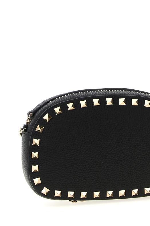 Valentino Garavani 'Rockstud' mini crossbody bag Black Valentino Garavani 'Rockstud' mini crossbody bag Black