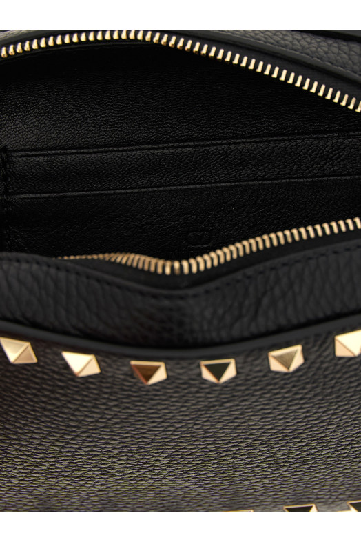 Valentino Garavani 'Rockstud' mini crossbody bag Black Valentino Garavani 'Rockstud' mini crossbody bag Black