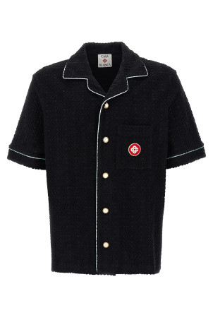 Рубашка «Towelling Monogram» Черная MPF25SH08502BLACK Рубашка «Towelling Monogram» Черная MPF25SH08502BLACK