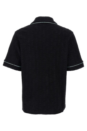 Рубашка «Towelling Monogram» Черная MPF25SH08502BLACK Рубашка «Towelling Monogram» Черная MPF25SH08502BLACK