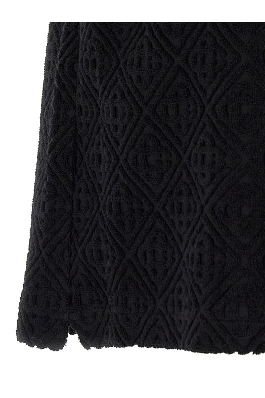 'Towelling Monogram' shirt Black 'Towelling Monogram' shirt Black