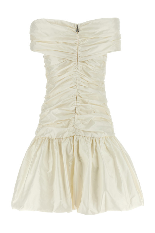 Платье с открытыми плечами Белое 114678857857 Платье с открытыми плечами Белое 114678857857