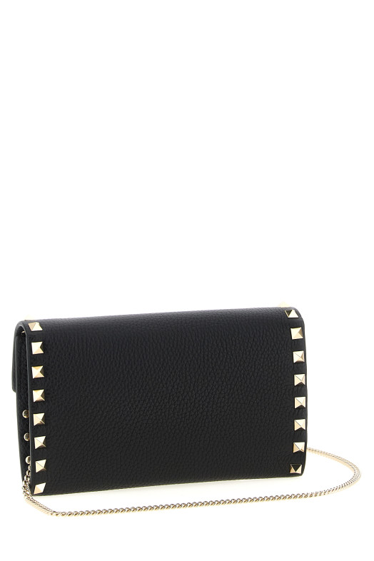 Гаманець Valentino Garavani «Rockstud» на ланцюжку, чорний W2P0AR6VSH0NO Гаманець Valentino Garavani «Rockstud» на ланцюжку, чорний W2P0AR6VSH0NO