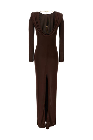 Ланцюгове плаття коричневе ELISABETTA FRANCHI ABR1056E2EA3 Ланцюгове плаття коричневе ELISABETTA FRANCHI ABR1056E2EA3