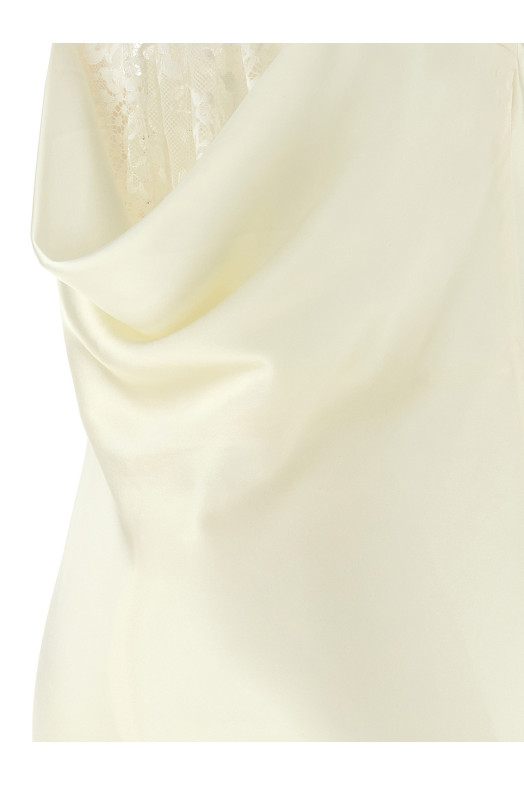 Спальное платье Белое ROTATE BIRGER CHRISTENSEN 114234857857 Спальное платье Белое ROTATE BIRGER CHRISTENSEN 114234857857