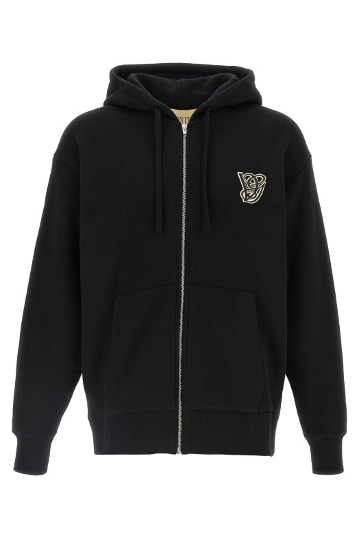 Valentino Garavani hoodie VG patch Black
