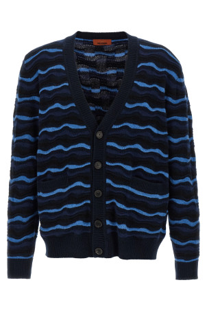 Кардиган с пуговицами Blue MISSONI US25WM0LBK01DBS72ML Кардиган с пуговицами Blue MISSONI US25WM0LBK01DBS72ML