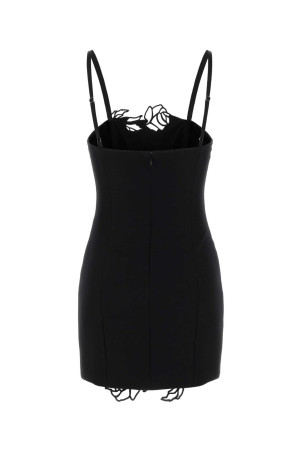 Черное мини-платье из эластичного крепа BLUMARINE (2A684B) Черное мини-платье из эластичного крепа BLUMARINE (2A684B)