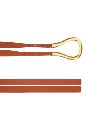 Caramel leather belt BOTTEGA VENETA (577040VMAU1) Caramel leather belt BOTTEGA VENETA (577040VMAU1)