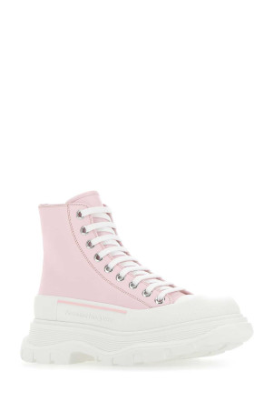 Pastel pink leather Tread Slick sneakers ALEXANDER MCQUEEN (633900WHZ62)