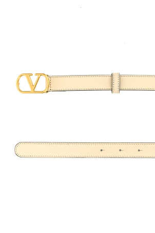 Ivory leather VLogo belt VALENTINO GARAVANI (7W2T0SM7IYR)