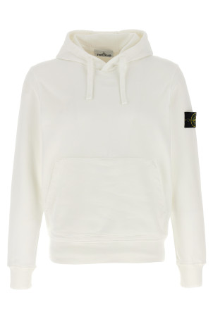 Logo badge hoodie White Logo badge hoodie White