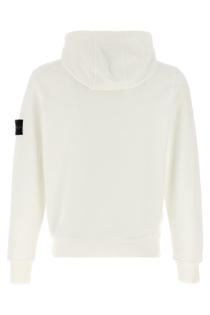 Logo badge hoodie White Logo badge hoodie White