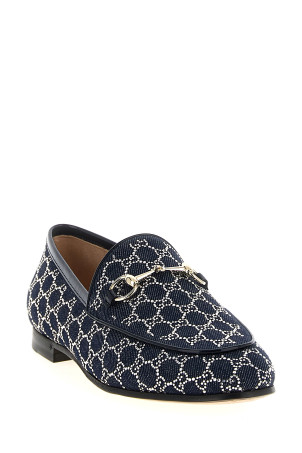 Мокасины «Gucci Jordaan» Синие 836047FAEUA4051 Мокасины «Gucci Jordaan» Синие 836047FAEUA4051