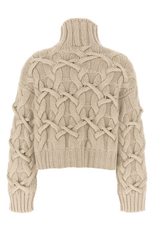 Braided sweater Beige