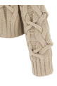Braided sweater Beige Braided sweater Beige