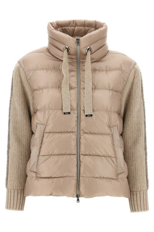'Resort' down jacket Beige