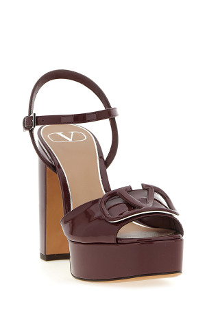 Valentino Garavani VLogo Signature Сандалі бордові W2S0FG2TMKAFD Valentino Garavani VLogo Signature Сандалі бордові W2S0FG2TMKAFD