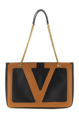 Valentino Garavani 'Viva Superstar' midi shopping bag Brown Valentino Garavani 'Viva Superstar' midi shopping bag Brown