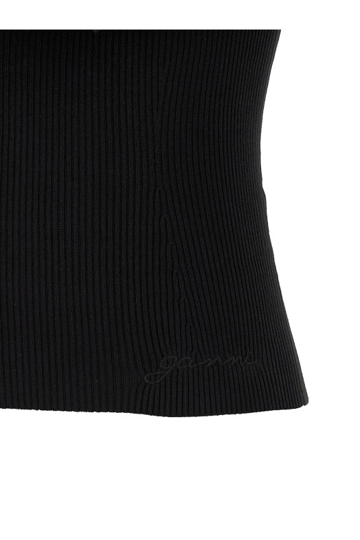 Топ «Melange Knit» чорний K2524099 Топ «Melange Knit» чорний K2524099