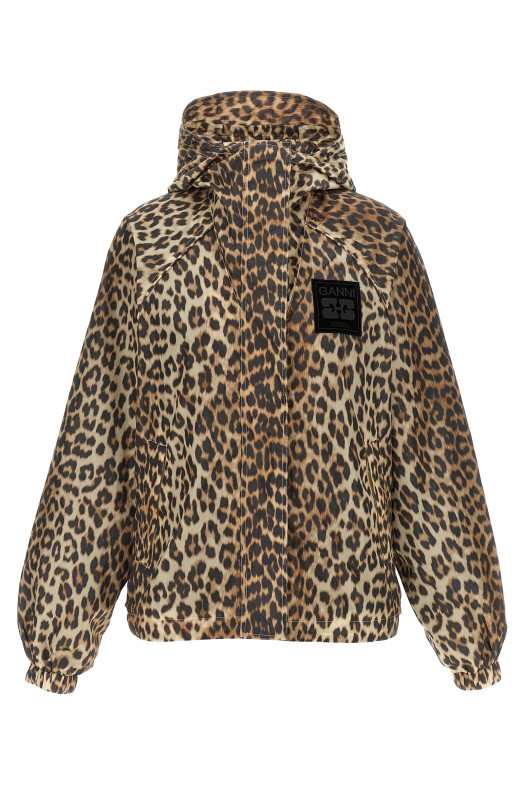 Ветровка «Leopard Print Nylon» Разноцветная W0738859