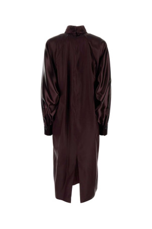 Бордове атласне плаття SALVATORE FERRAGAMO (13G199777578)
